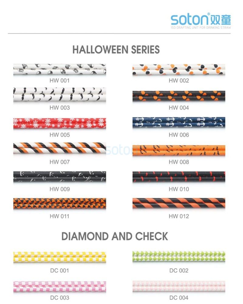 Dot Straws Paper with Biodegradable Company