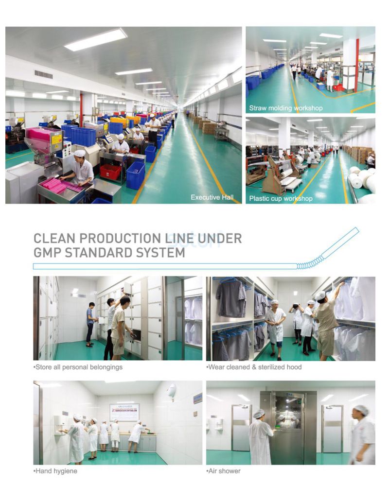 Eco Paper Straws Green Stripe Manufacturer China