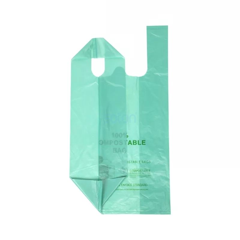 Biodegradable Eco Friendly Supermarket T Shirt Bags